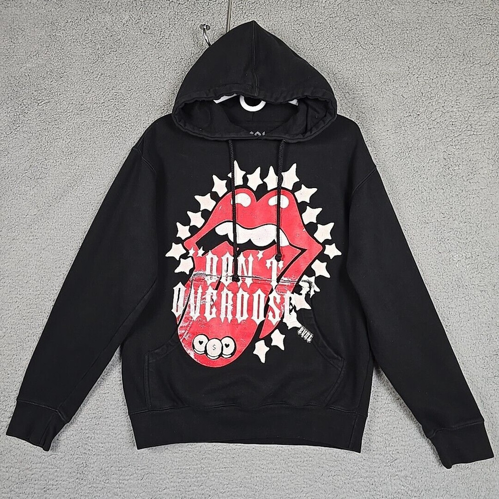 Evol Love Is A Drug Hoodie Black/ Red Size XS
